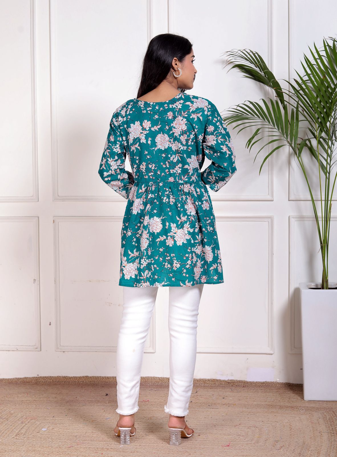 Anarkali Tops with Angrakha style