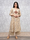Heavy Cotton Embroidery Work Co-ord Set